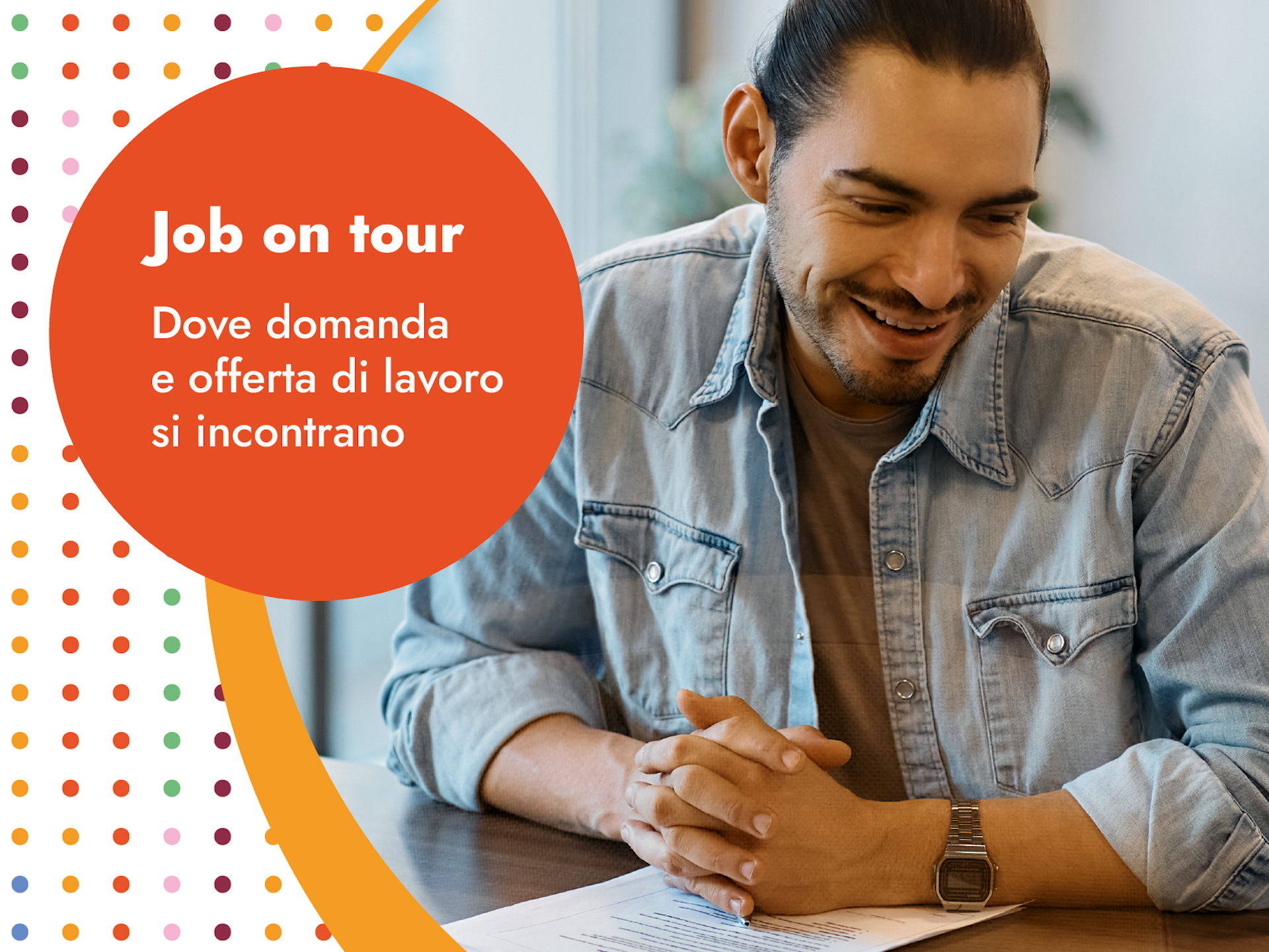 Job on tour - Dove domanda e offerta di lavoro si incontrano - evento itinerante di Insieme per il lavoro nei Comuni della Città metropolitana di Bologna - incontri gratuiti - colloqui con le persone in cerca di lavoro, presentazione alle imprese  