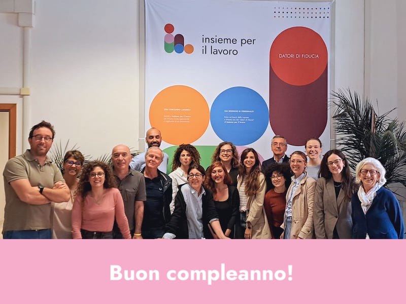 Otto compleanni e tanti altri numeri: Insieme per il lavoro festeggia e guarda al futuro.