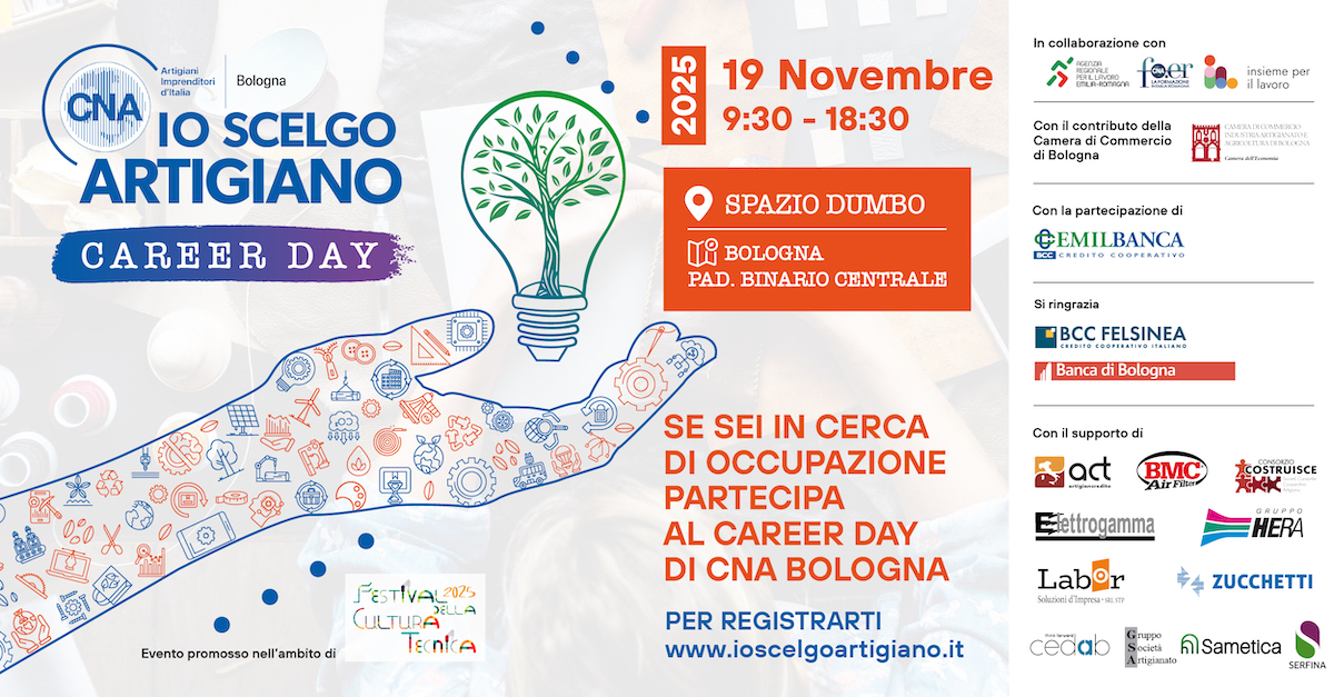 banner news Io scelgo artigiano CNA Bologna Insieme per il lavoro 19 novembre 2025